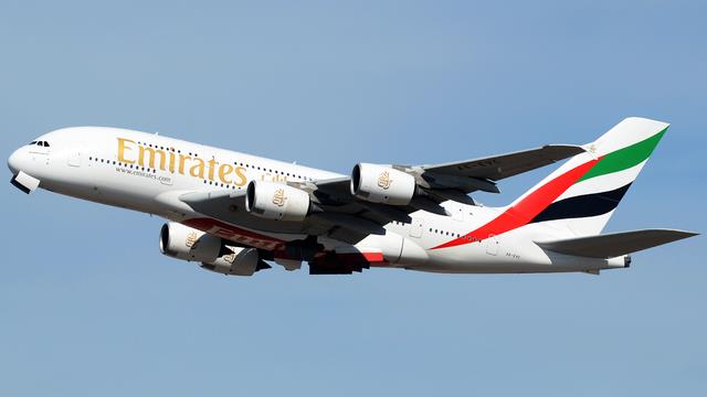 A6-EVC:Airbus A380-800:Emirates Airline